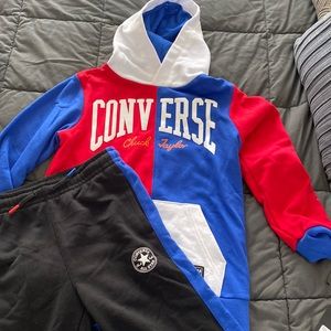 NWT new in stores CONVERSE sweat suit size 10/12